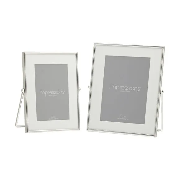 Impressions Freestanding Metal Photo Frame 5