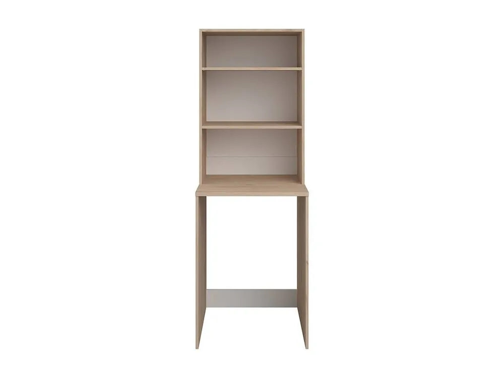Vente-unique Laundry Room Cabinet for Washing Machine With Shelves - Light Natural in Light Oak 4