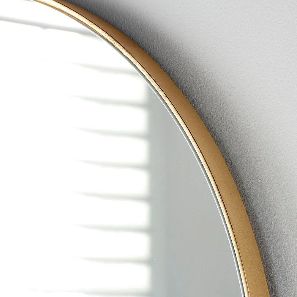 Yearn Mirrors Large Full Length Gold Curved Mirror 150x60cm 2