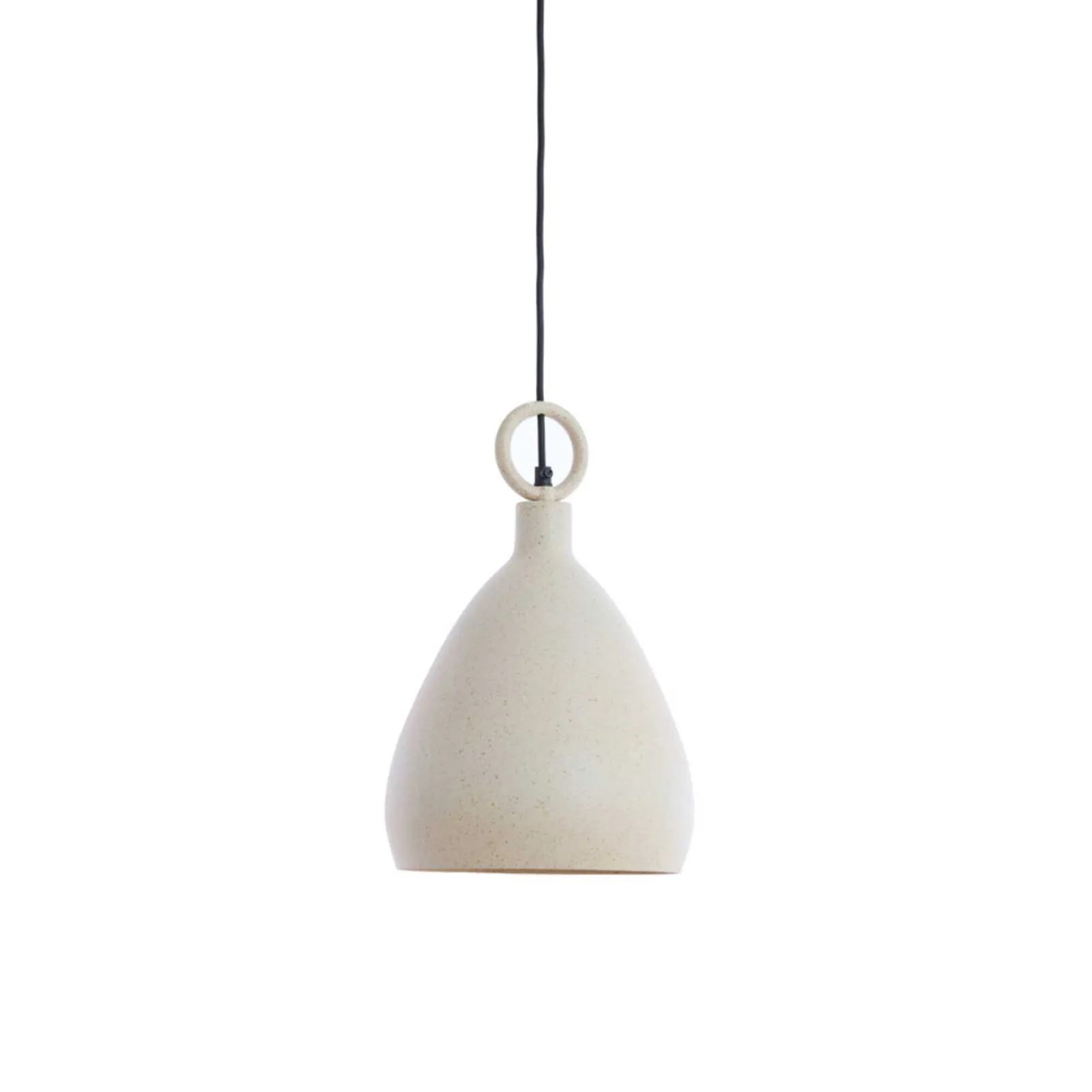 Natural Flecked Pendant Light, Neutral Metal | Barker & Stonehouse
