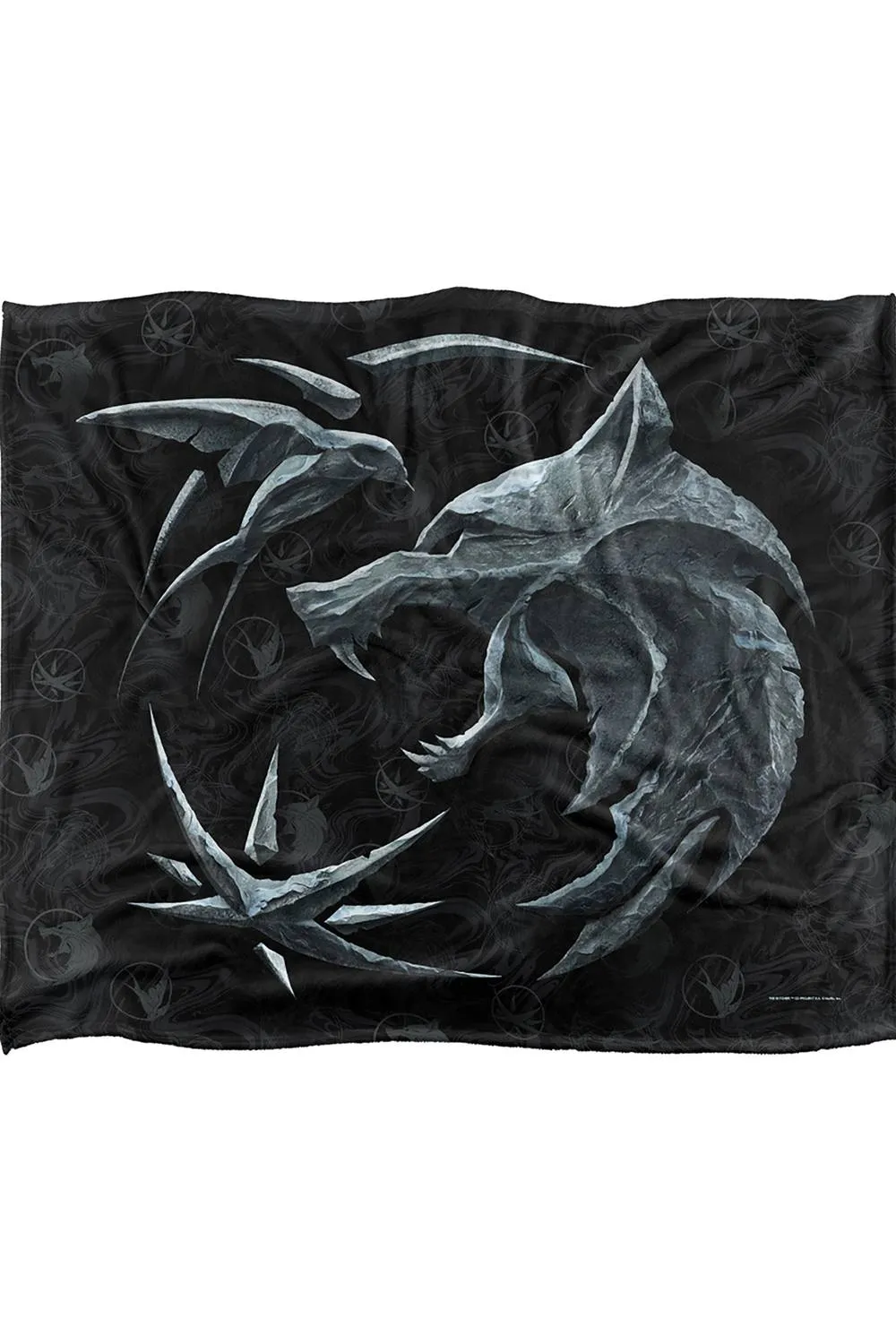 The Witcher Destiny Crest Silky Touch Soft Throw Blanket 152 X 127 Cm