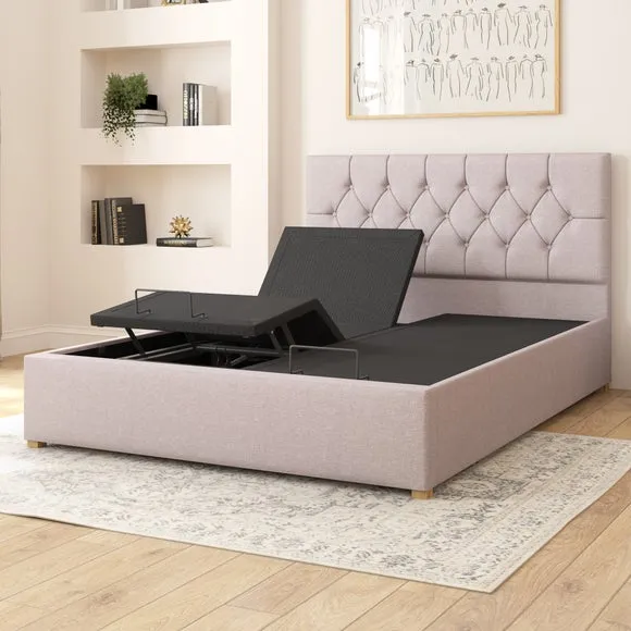 Olivier Eire Linen Adjustable Bed 3