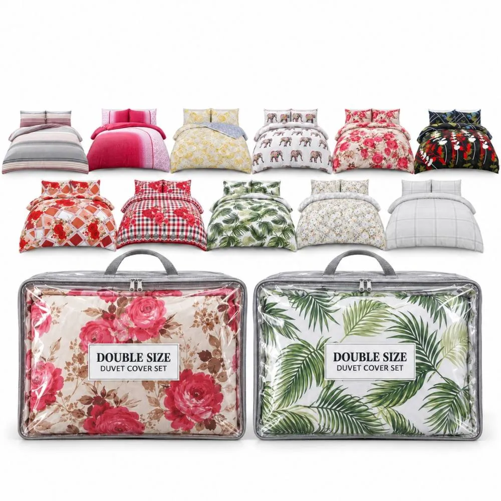Smart Living 2 Pack Printed Duvet Cover Sets - Assorted Designer Collection