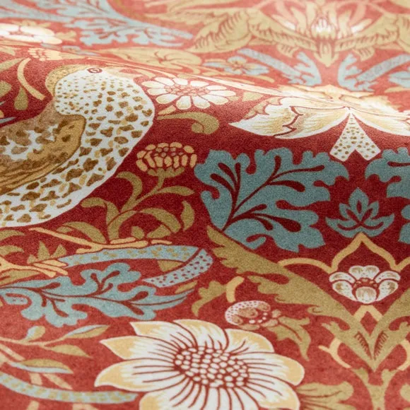 Strawberry Thief Velvet Made to Order Cushion Cover 3