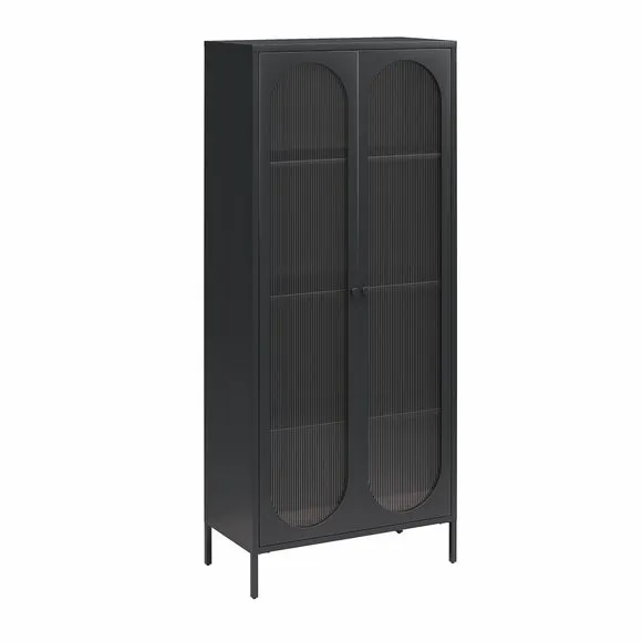 Luna Tall Fluted Sideboard, Glass 2