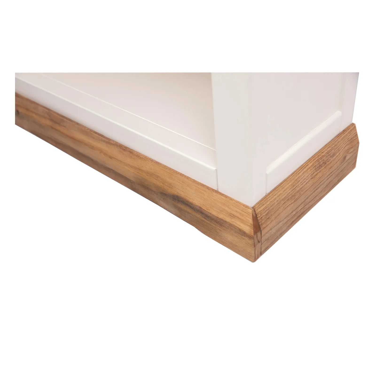 Cabinet Bits Bookcase with plinth 120x90x25cm in Off-White 6