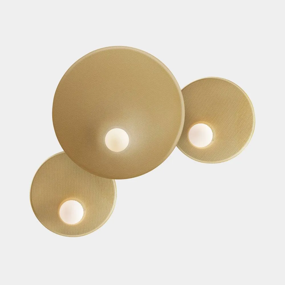 Netlighting Trip 54cm Integrated LED Wall Lamp Matte Gold E14 27W