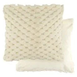 New Edge Blinds Leah Collection Deluxe Cushion Cover in Cream