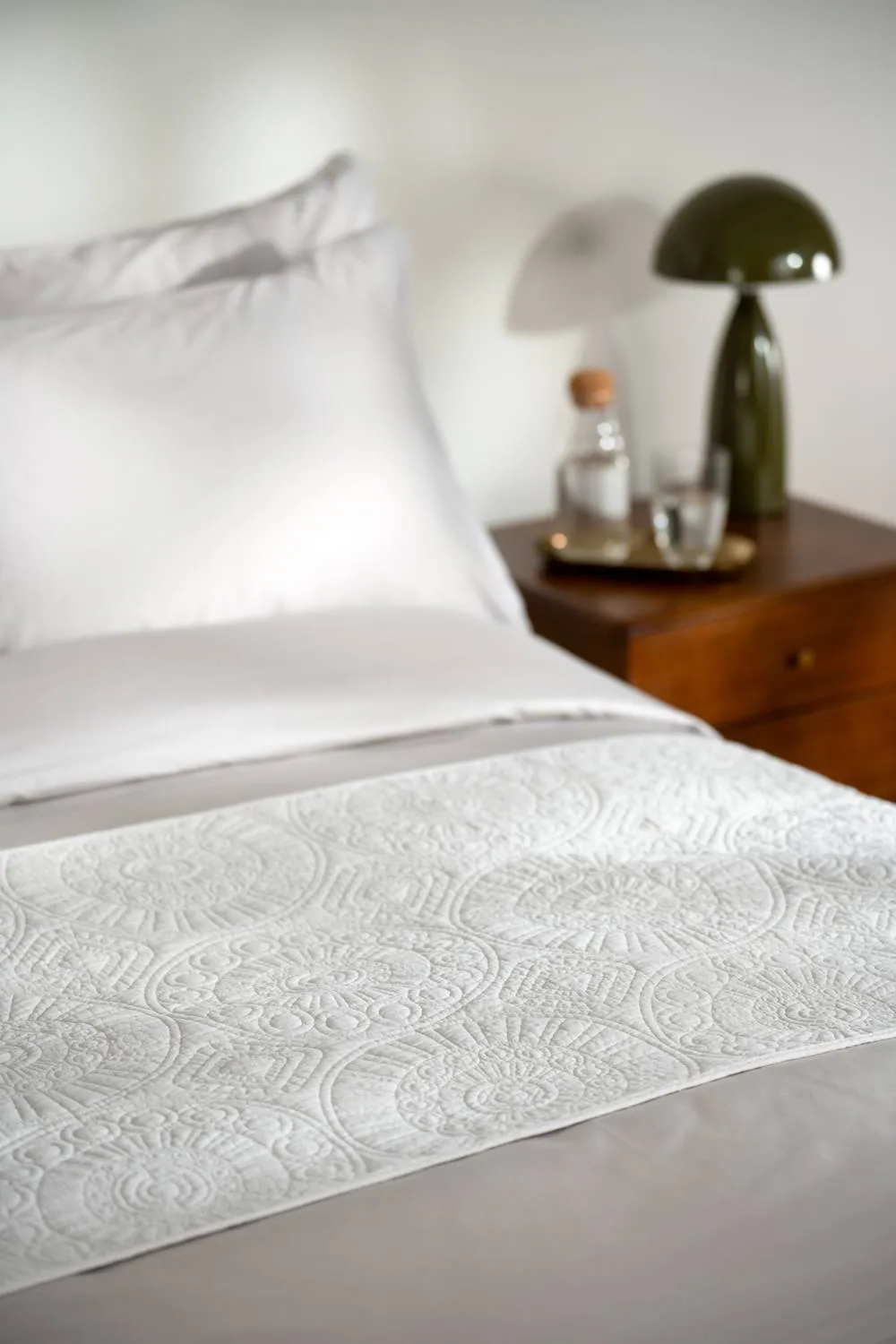 Soak&Sleep 600TC Egyptian Cotton Oxford Pillowcase Pair in Light Grey 2