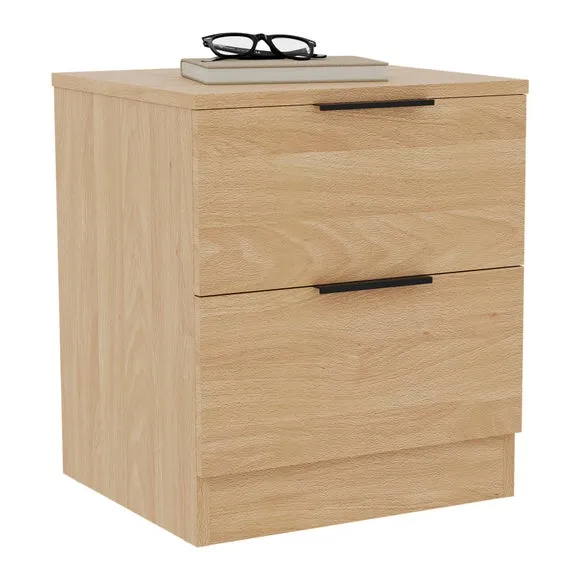 Hayes 2 Drawer Bedside Table 5