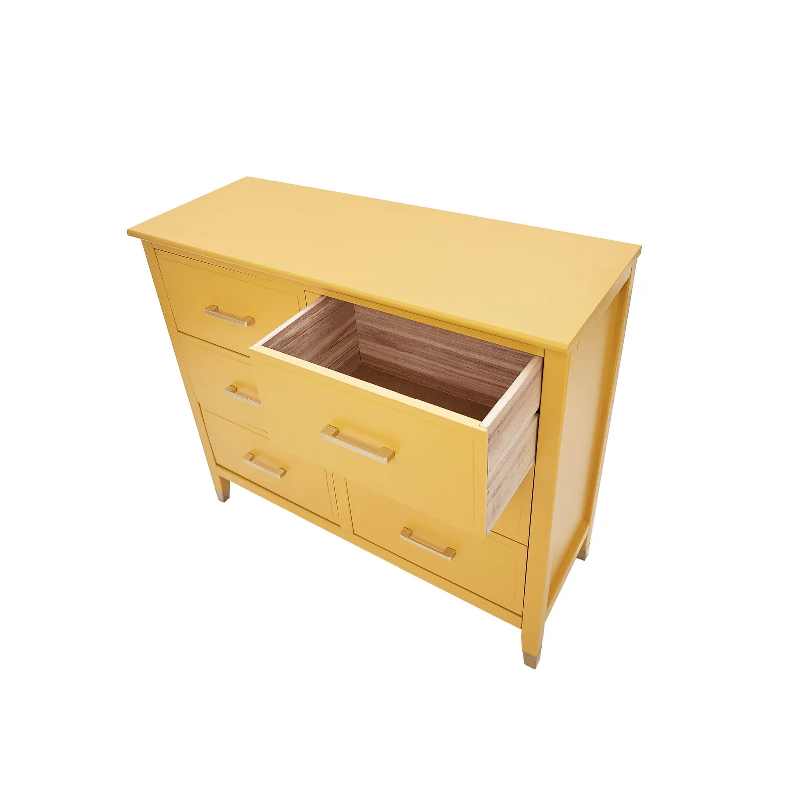 Cabinet Bits Palazzi 6 Drawer Chest of Drawers in Mustard 4