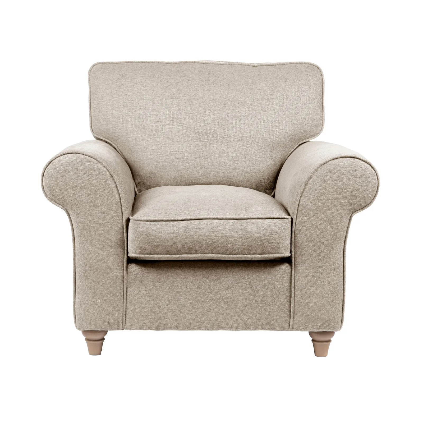 Rosa Fabric Armchair Green