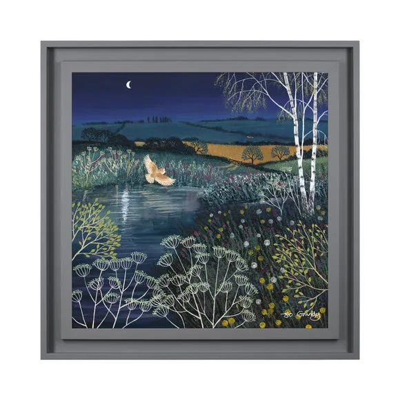 The Art Group Over Moonlit Pool Framed Print 2