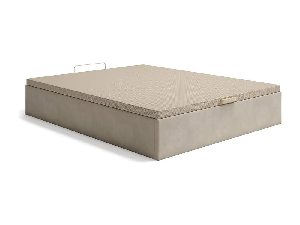 Vente-unique Ottoman Bed Base 160 X 200 Cm - Beige Fabric - CENOVAS By YSMÉE 5