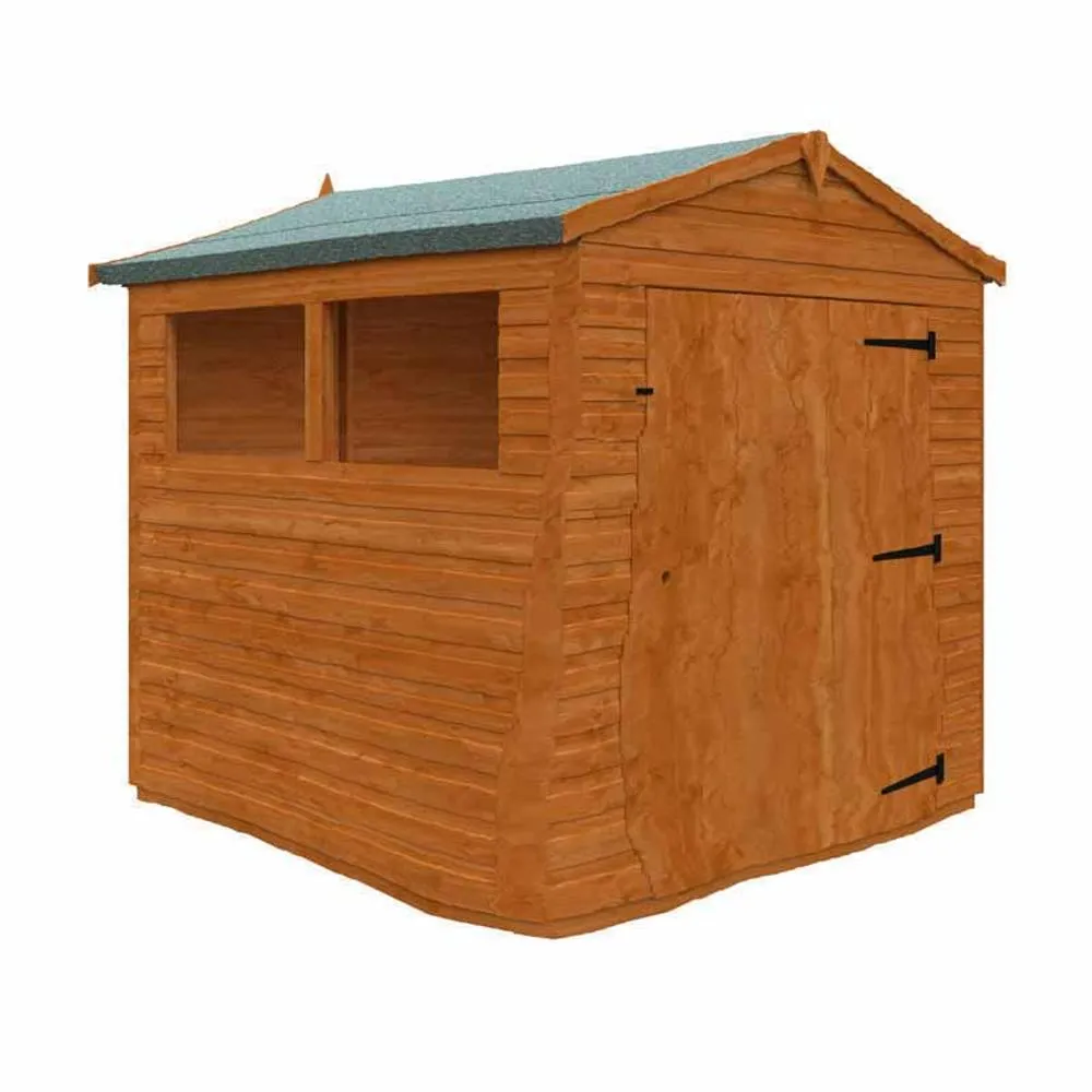 Buttercup Farm 4x4 Flex Apex Summerhouse Garden Sunroom 12mm Flex in Burnt Orange