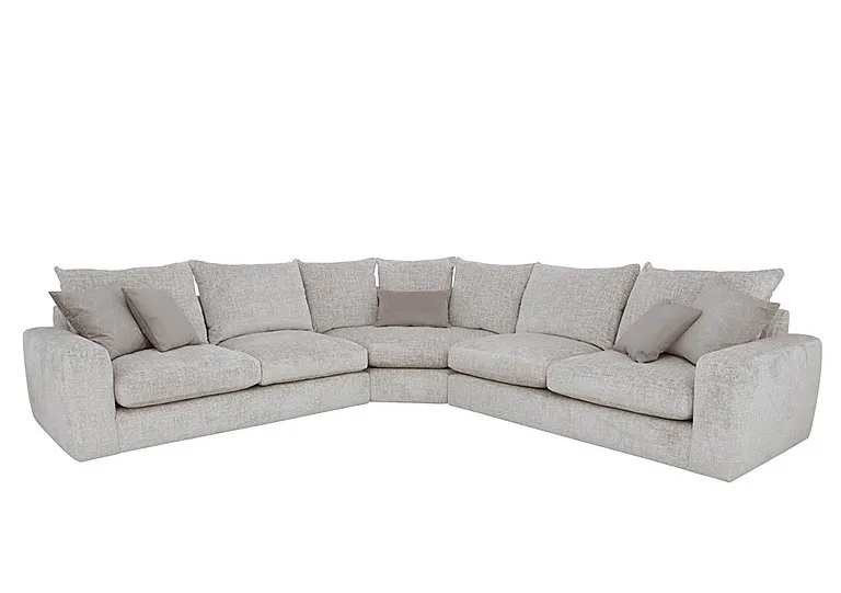 Pandora Large Corner Foam Fill Sofa - Plain Mink