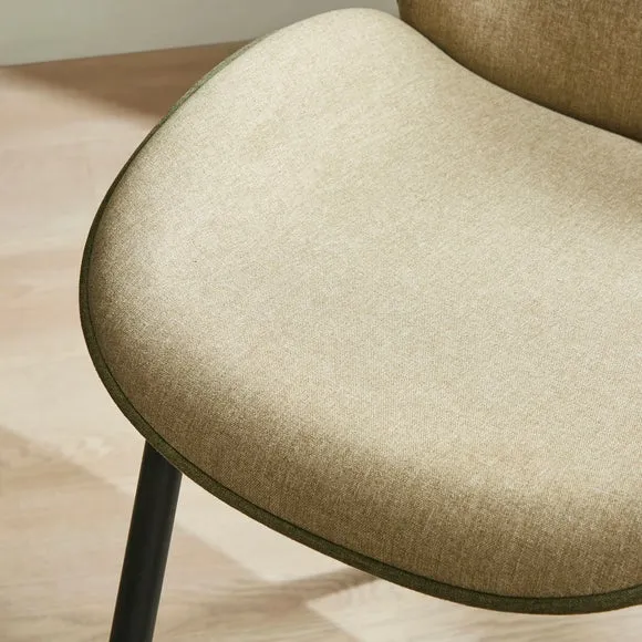 Blair Dining Chair, Tonal Fabric 4