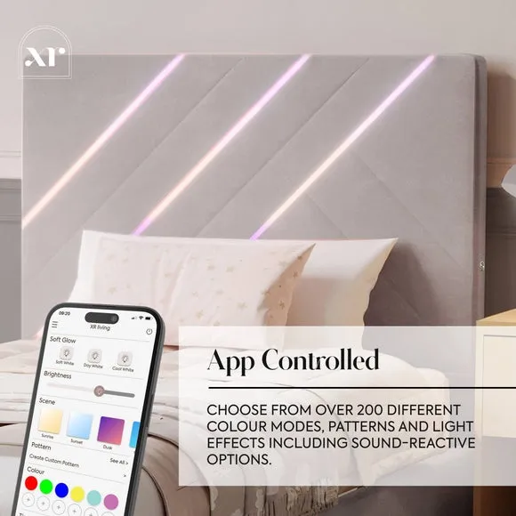 XR Living Lily LED Bed 4