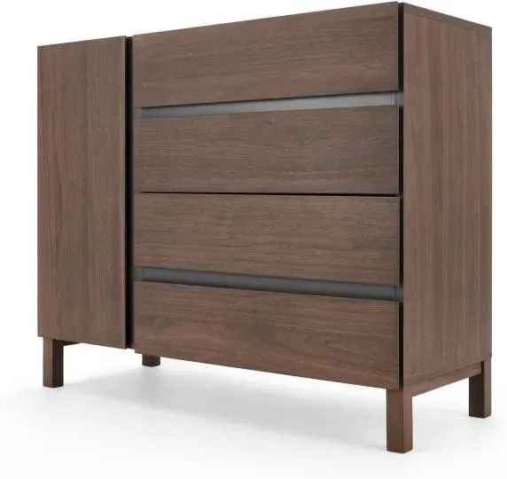 Xander Chest Of Drawers, Walnut