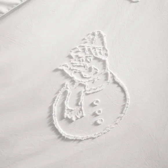 Duvet Day Snowmen Soft Tufted Duvet Cover & Pillowcase Set 3