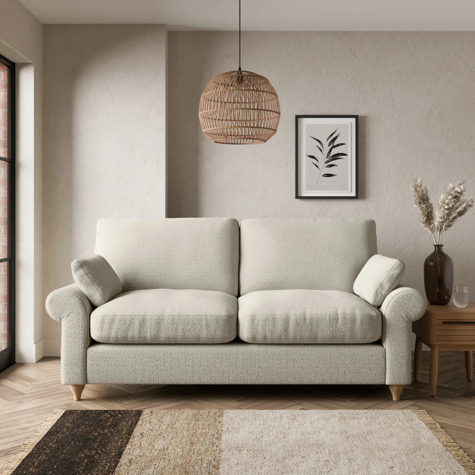 Salisbury Cosy Marl 2 Seater Sofa Bed Cosy Marl Chateau Grey