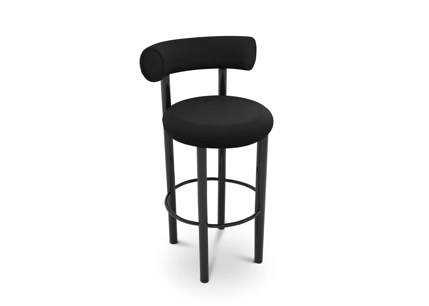 Tom Dixon Fat Bar Stool Black Manzoni