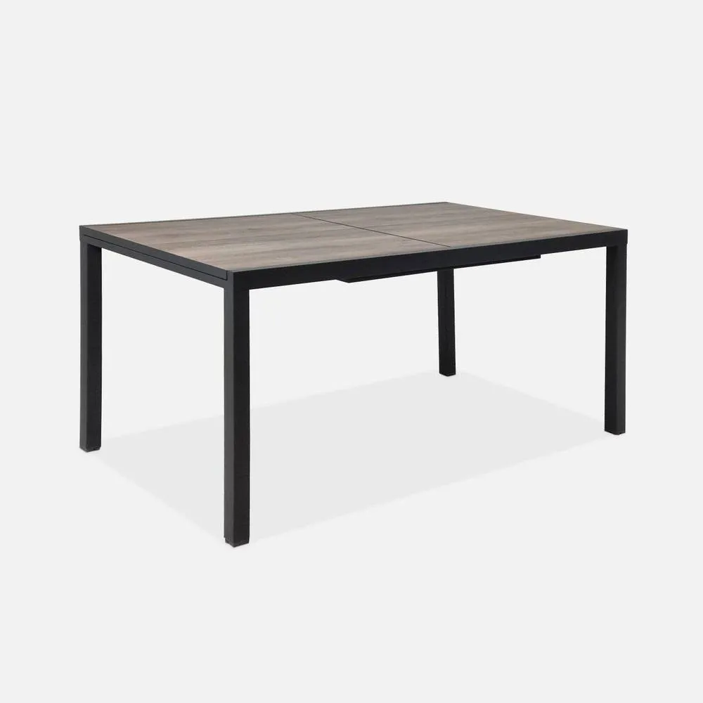 sweeek 8-seater Extendable Outdoor Table in Brown 3