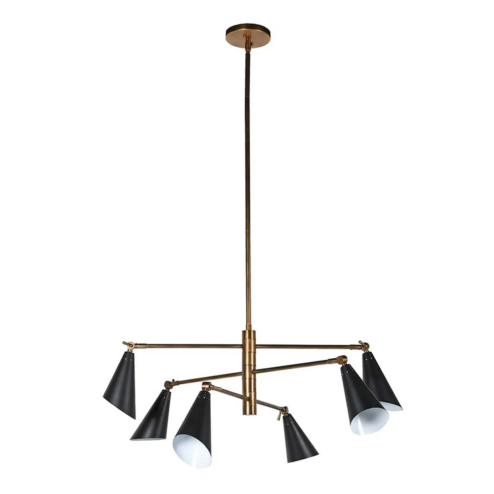 Black Cone Shade Pendant Light Metal | Barker & Stonehouse