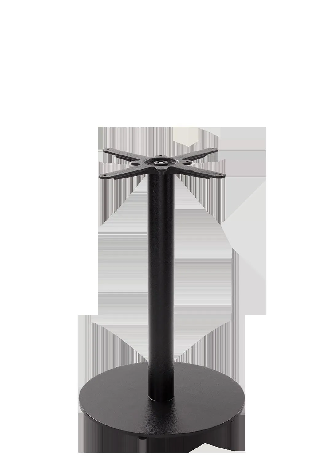 netfurniture Black Cast Iron Round Table Base - Medium/Large - Height - 730 Mm