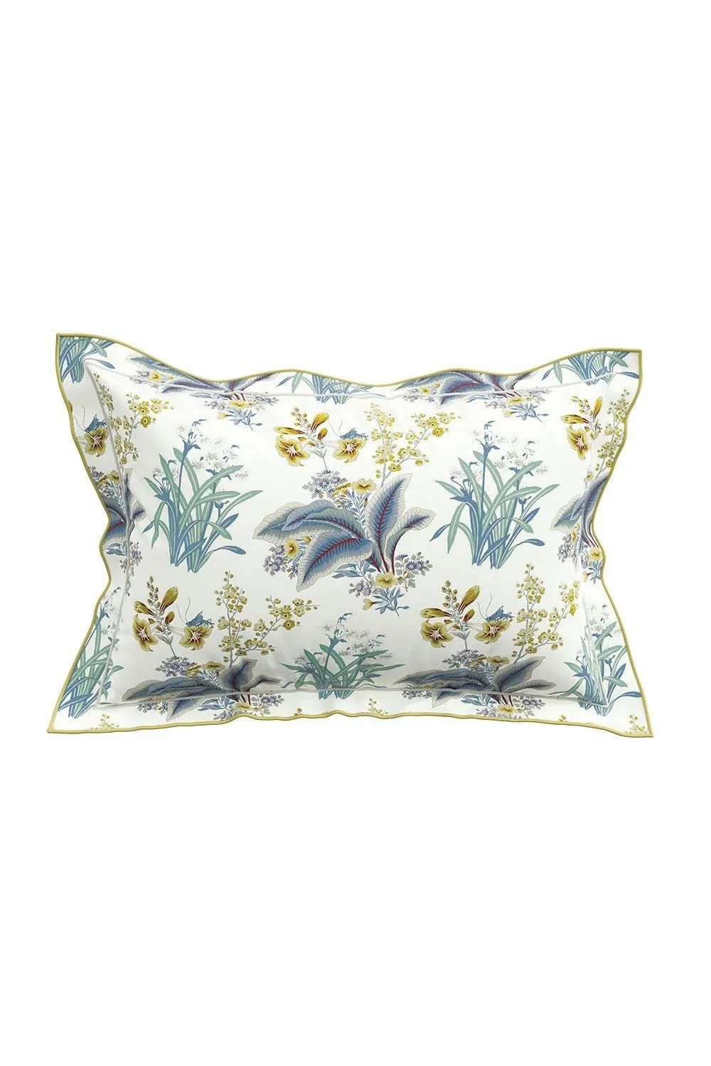 Sanderson 'Enys Garden' Cotton Sateen Duvet Cover Set in Indigo 3