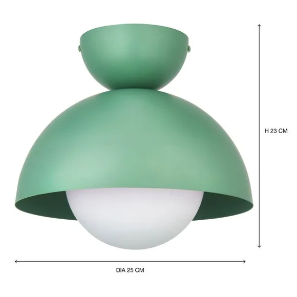 Elements Lunebar Flush Ceiling Light 5