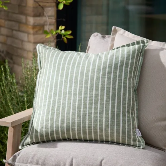 Hessle Stripe Outdoor Square Cushion 1