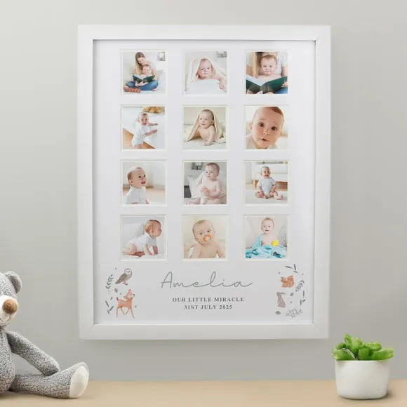 Personalised Woodland Animal Multi Photo Frame 2