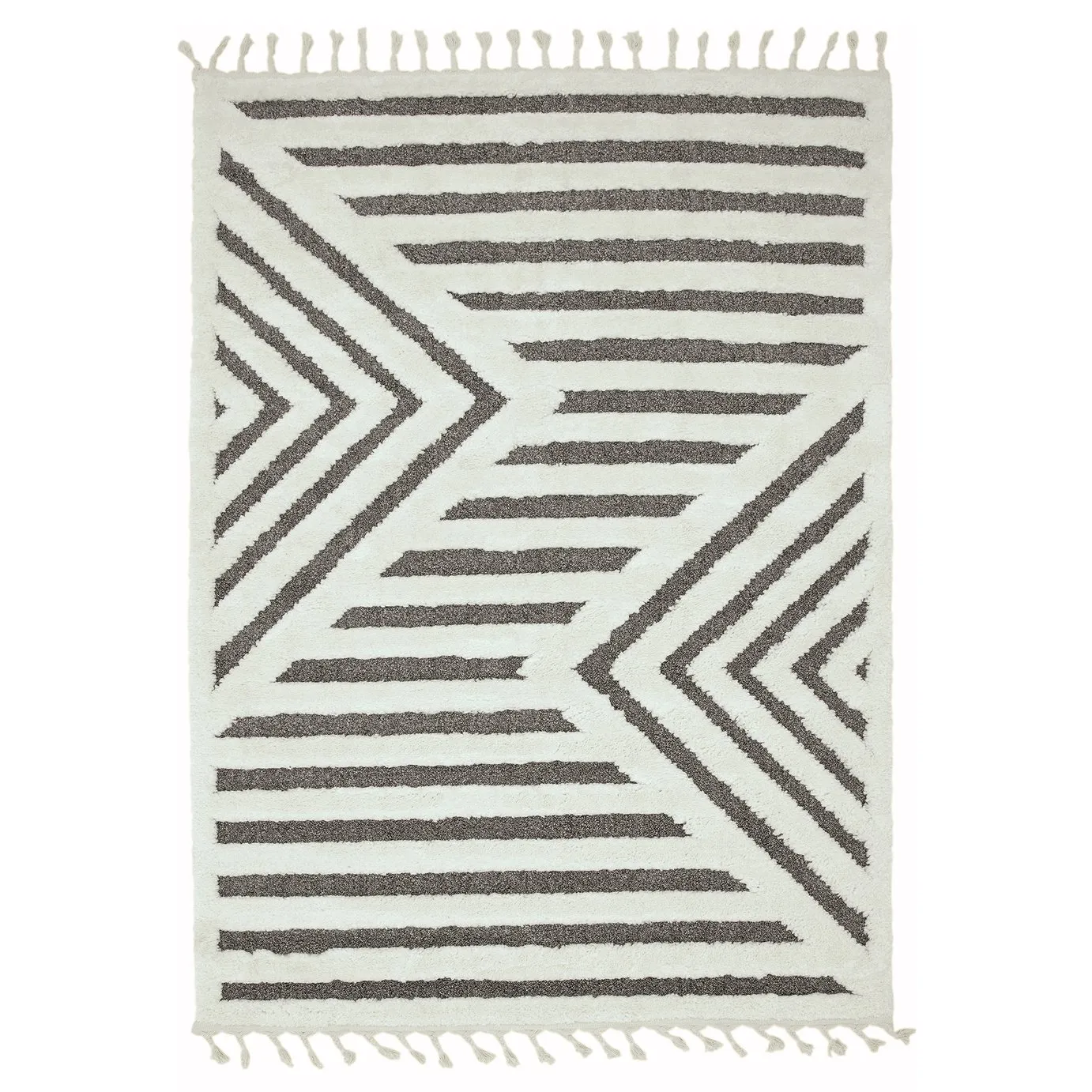 Asiatic Ariana Modern Rectangle Rug - 120x170cm - Grey