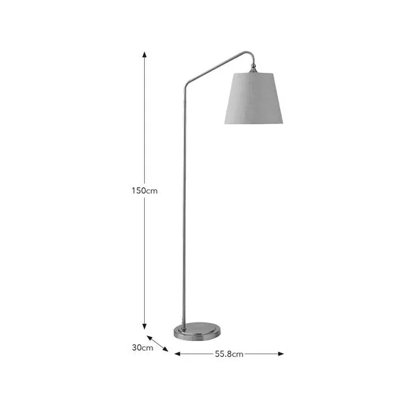 Enid Metal Arc Floor Lamp 6
