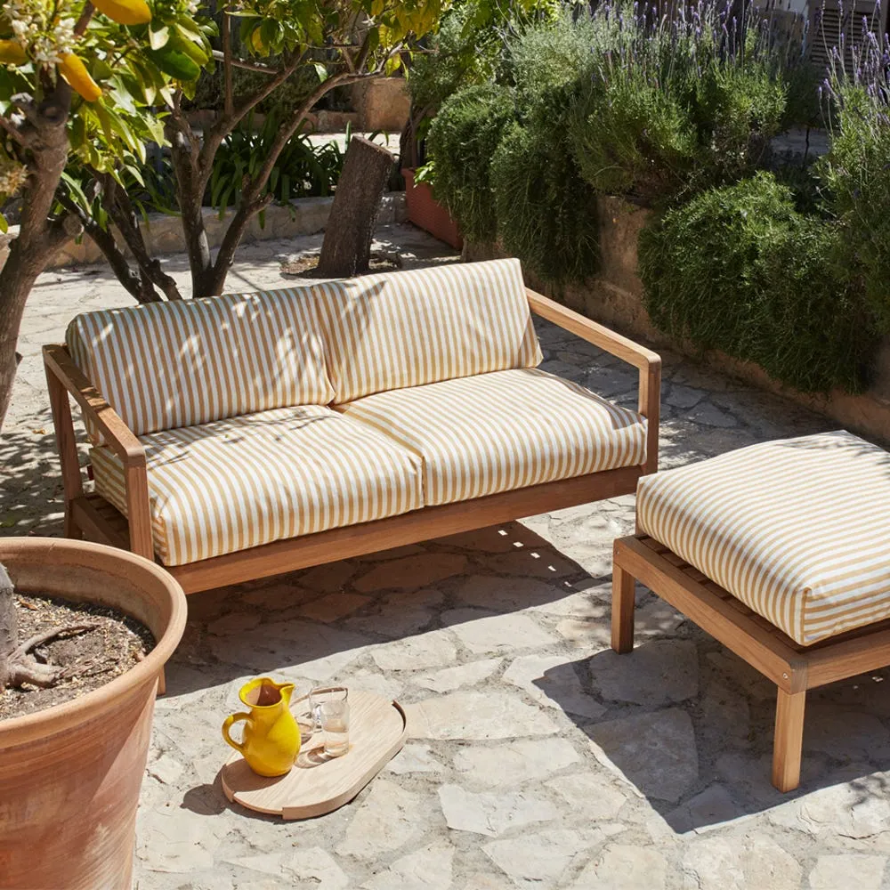 Fritz Hansen Virkelyst Outdoor 2 Seater Sofa in Ash 4