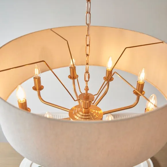 Vogue Sandringham Mid Century 8 Light Adjustable Pendant Light 2
