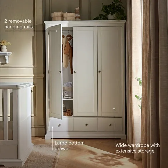 CuddleCo Beaumont Triple Wardrobe 5
