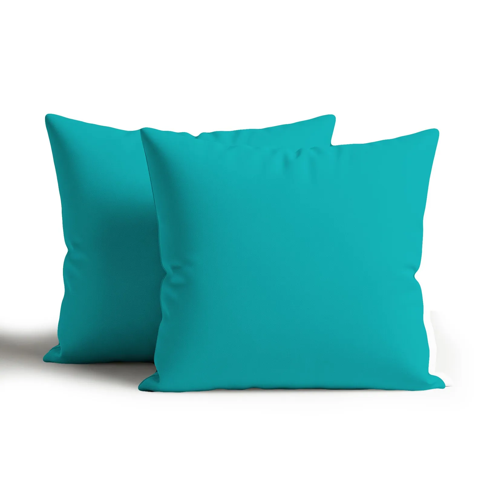 Snug City Waterproof Outdoor Garden Patio Cushion Cover & Inner Square Pack Of 2 in Teal