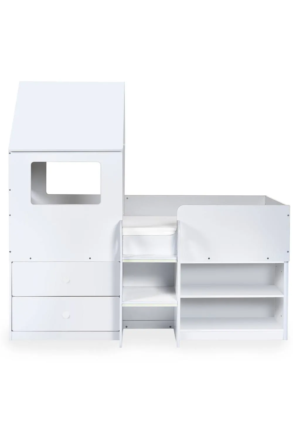 Julian Bowen Orpheus Treehouse Midsleeper Cabin Bed in White 4
