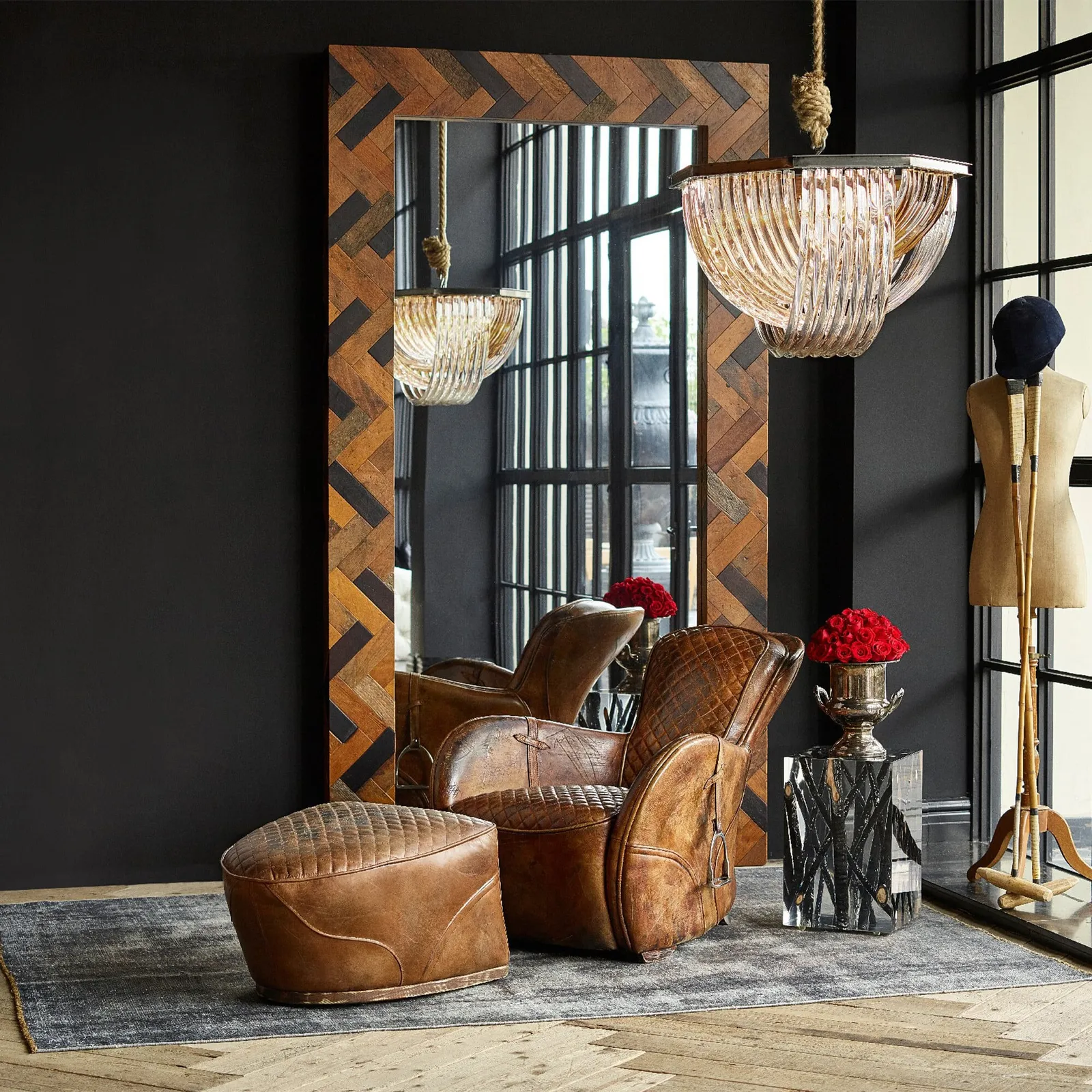 Timothy Oulton Saddle Accent Chair, Brown Leather | Barker & Stonehouse 2