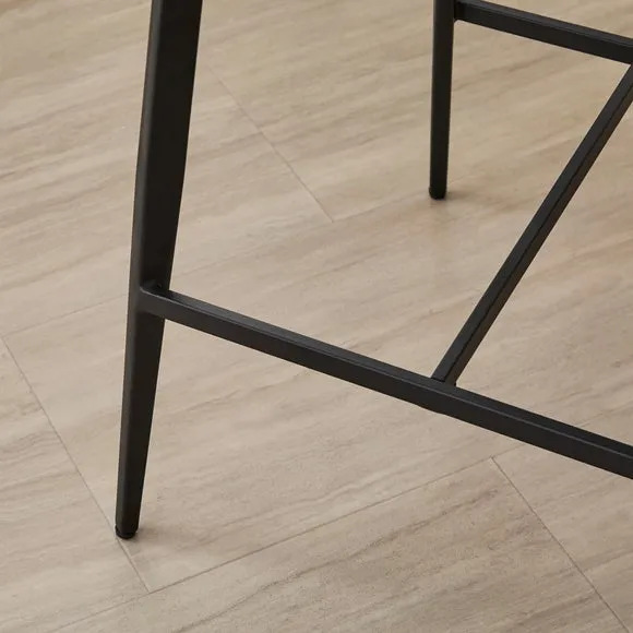 Hudson Bar Stool, Faux Leather 5