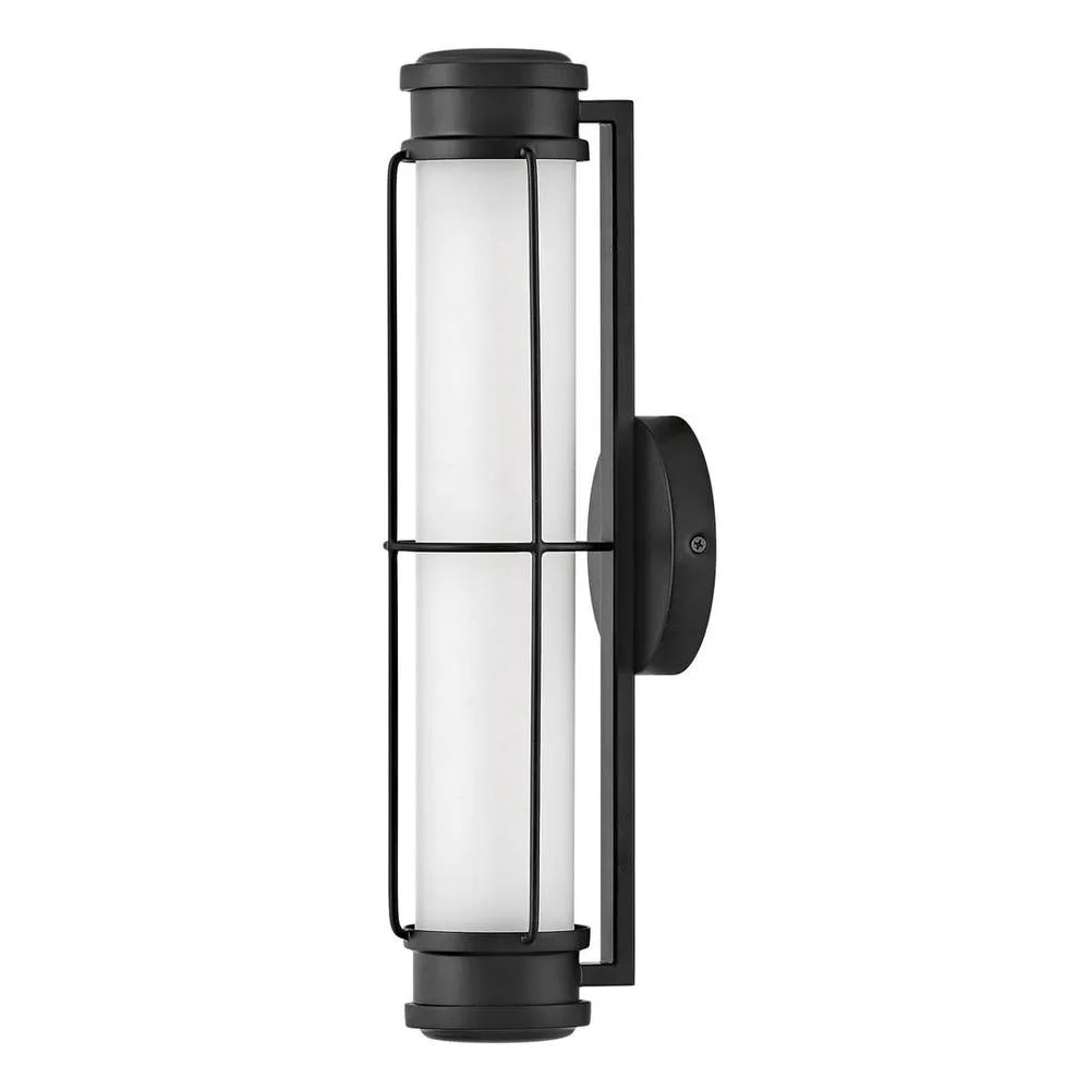 Netlighting Saylor Small Integrated LED Wall Light Matte Black 3000K IP44