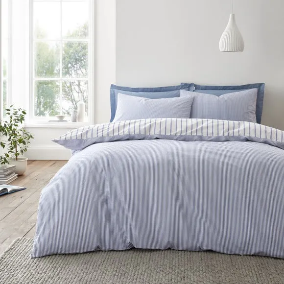 Bianca Hampton Stripe 200 Thread Count 100% Cotton Duvet Cover & Pillowcase Set 3