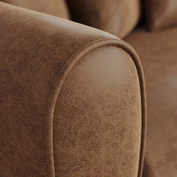 Blake Arizona Faux Leather 3 Seater Sofa 5