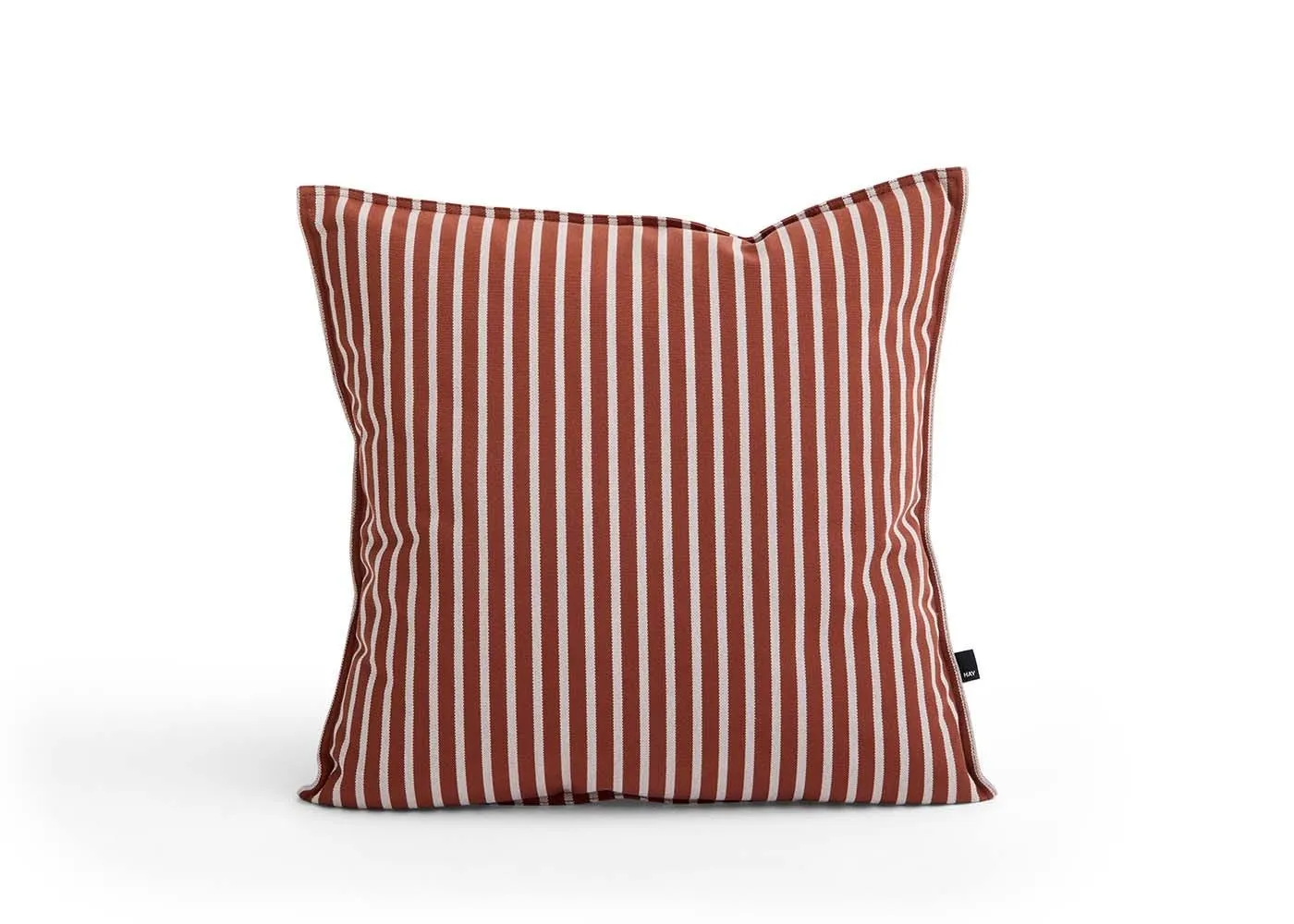 HAY Terrazza Cushion Bold Stripe Terracotta 1