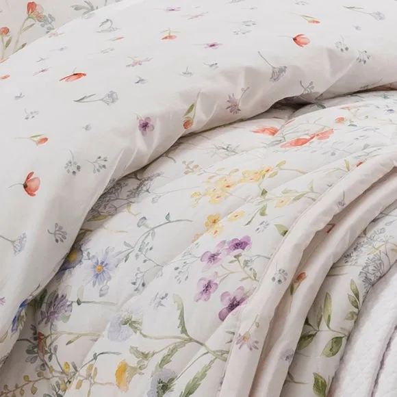 Dorma Wildflower 300 Thread Count 100% Cotton Duvet Cover 3