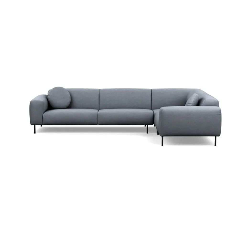 Heal's Luna Medium Right Hand Facing Corner Sofa Siena Cotton Shale Grey