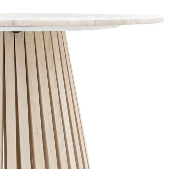 Cedar and Sage Lymbridge 4 Seater Round Dining Table 5