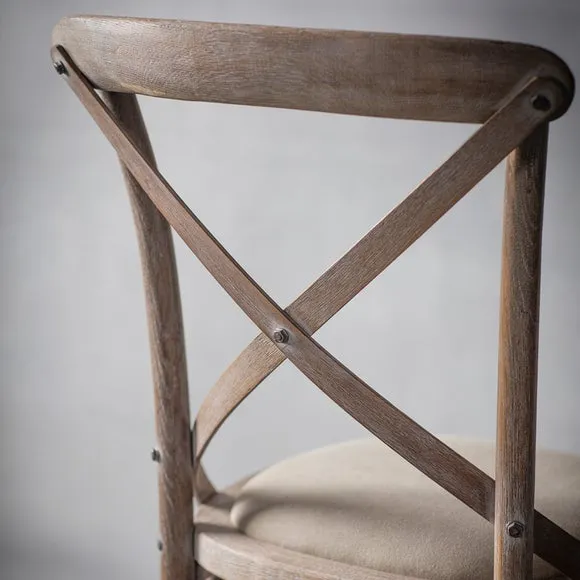 Carter Set of 2 Dining Chairs, Oak 2